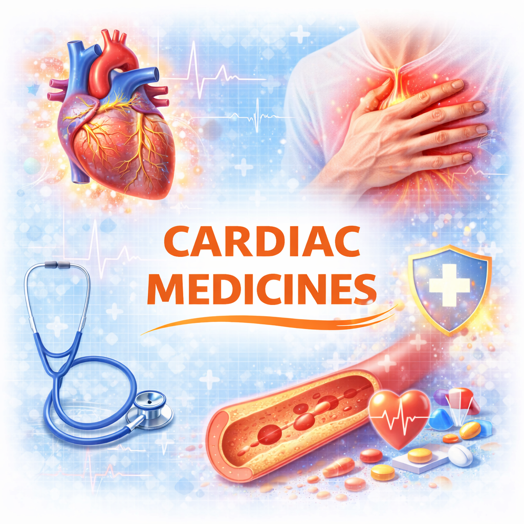 CARDIAC MEDICINES Manufacturer in 