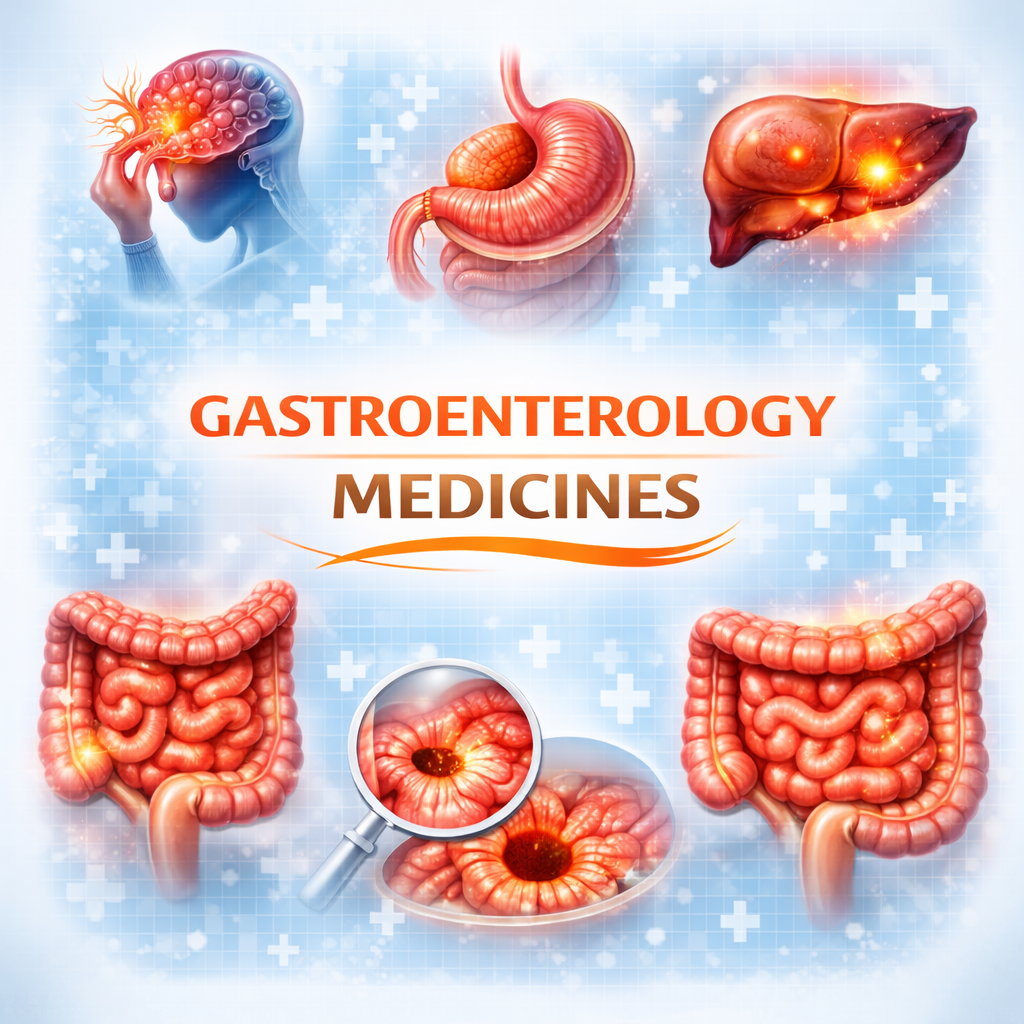 GASTROENTEROLOGY MEDICINES Manufacturer in 